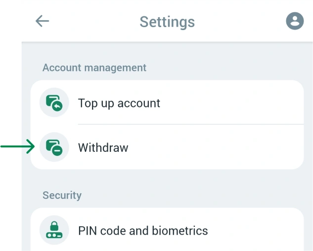 Withdrawal process on Betwinner Kenya
